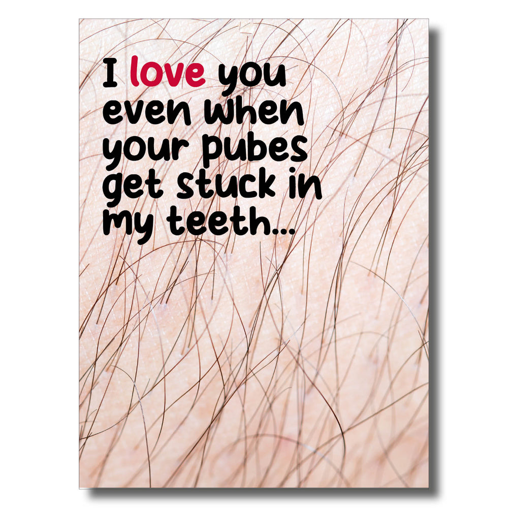 Pubes Stuck In Teeth Card #1 image